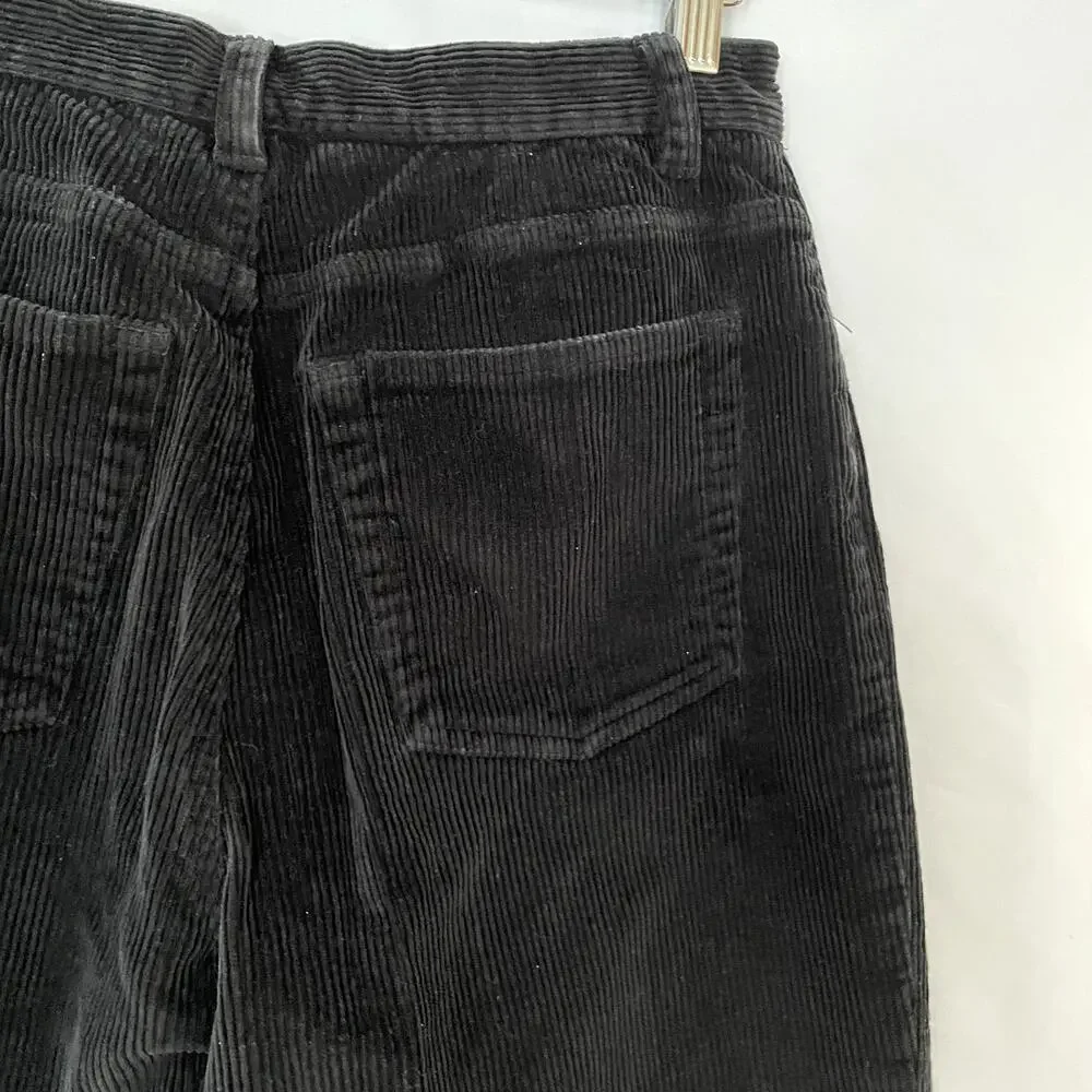 Jones New York Sport black corduroy pants cotton women's size 8 trousers - Picture 4 of 6